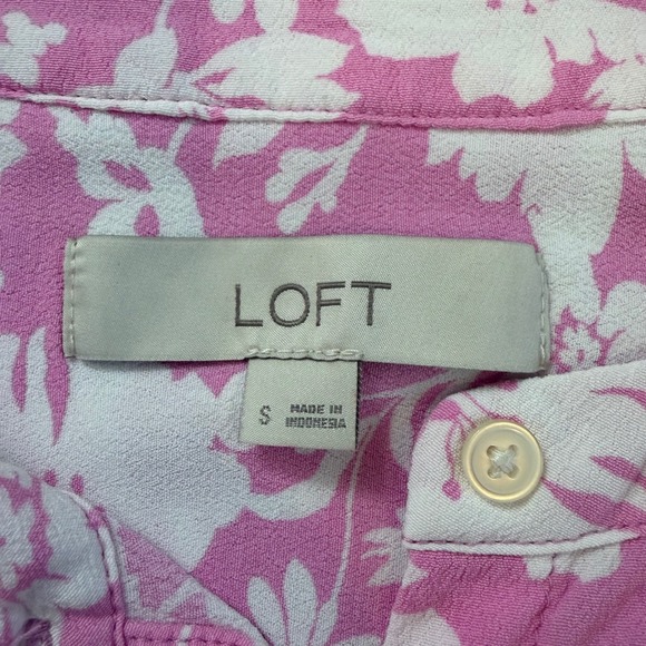 Pink White Floral Sleeveless Peplum Top Sz S Cottagecore Soft Girl Feminine Boho - Picture 5 of 6